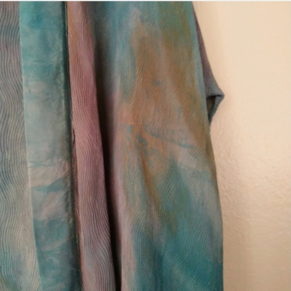 Art To Wear Silk Kimono Jacket Topper Dova Silk - Picture 6 of 7